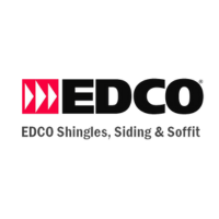 The logo for edco shingles , siding and soffit