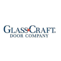 The glass craft door company logo is on a white background.